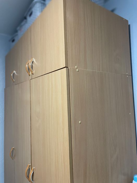 Шафа для одягу з знімним антресоллю