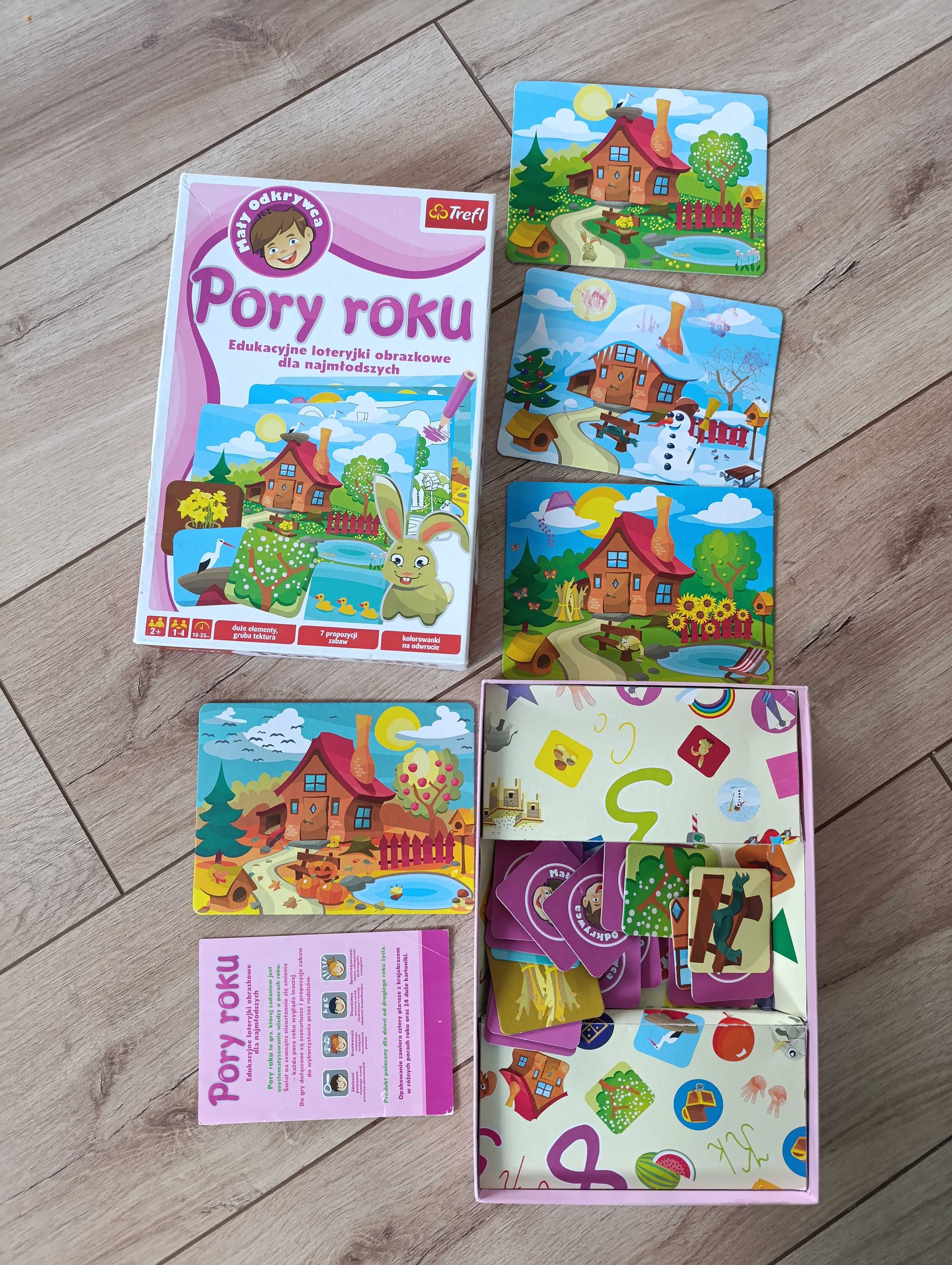 Pory roku i wodne kolorowanki
