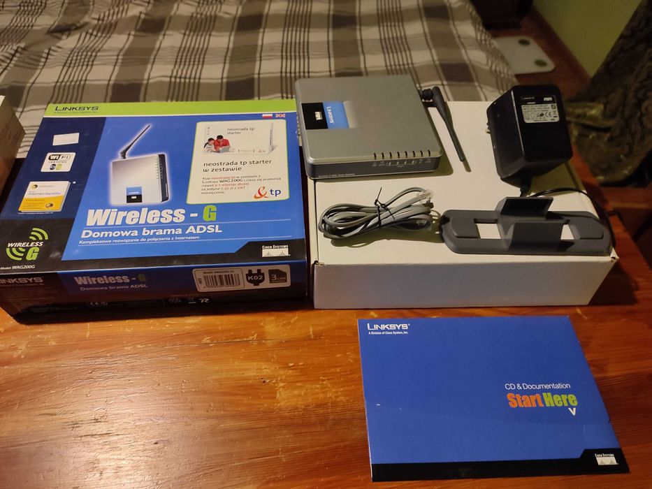 Router bezprzewodowy Linksys WAG200G ADSL2+