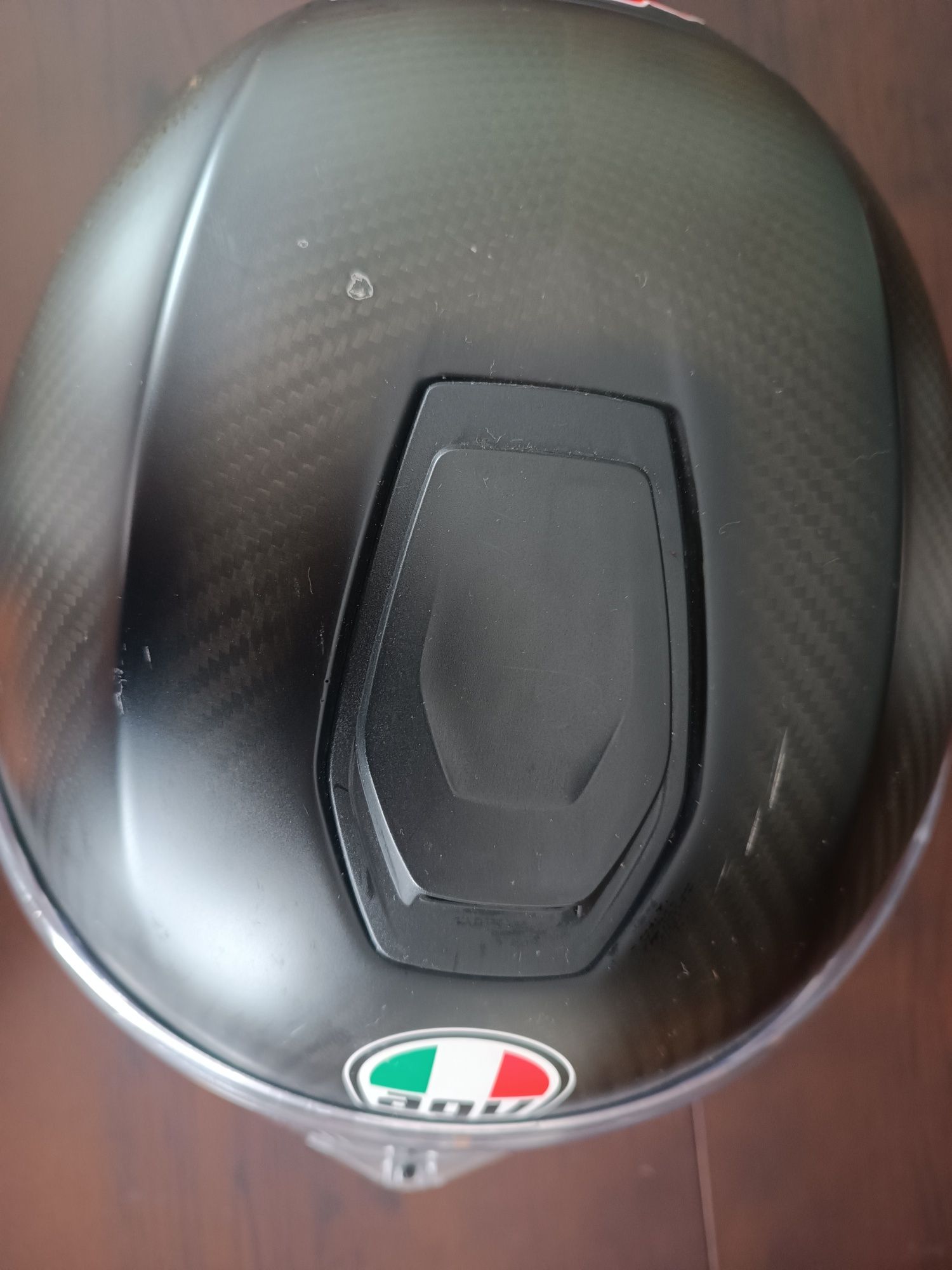 Capacete AGV sportmodular carbon com intercomunicador