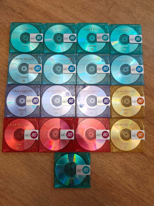 MD Minidysk Victor 80 Color Palette