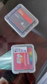 Cartões flash 4+4GB