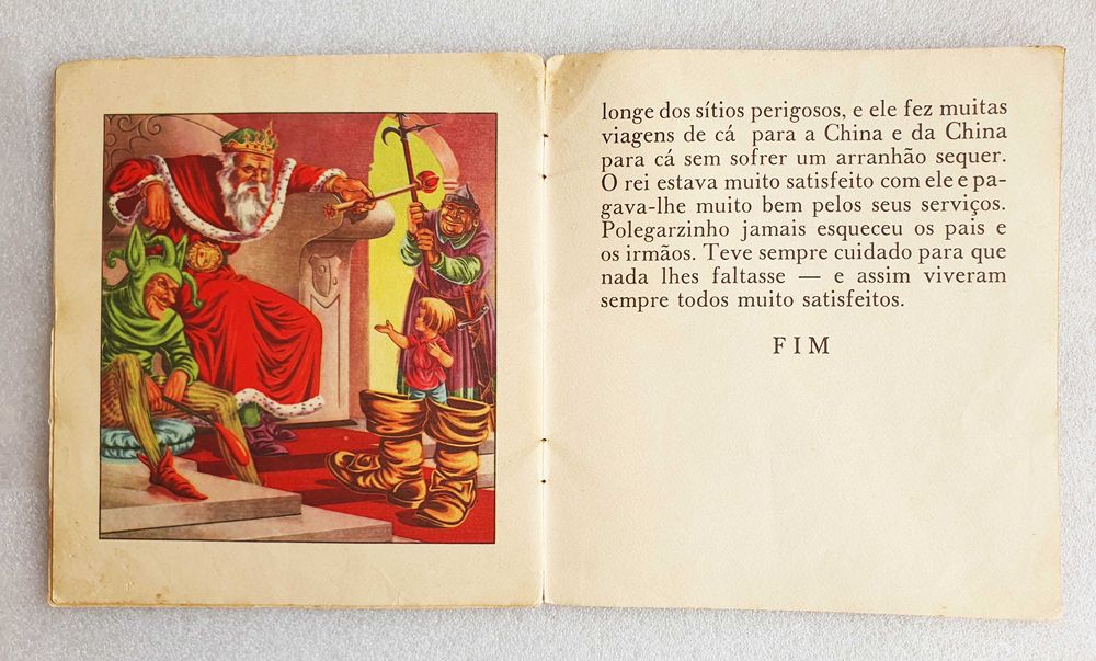 Antigo Livro Infantil ~ "POLEGARZINHO" ~ Anos 60 ~ Lindíssimo e Raro
