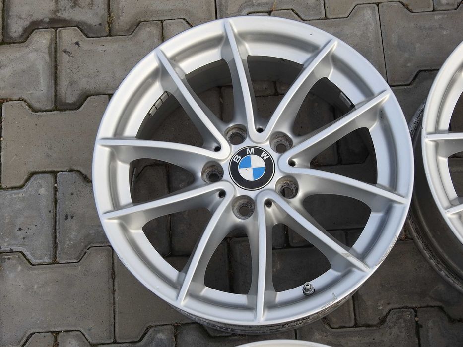 4x Alufelgi BMW Oryginał 17'' 5x120 ET 32 7,5J Super Stan + Czujniki