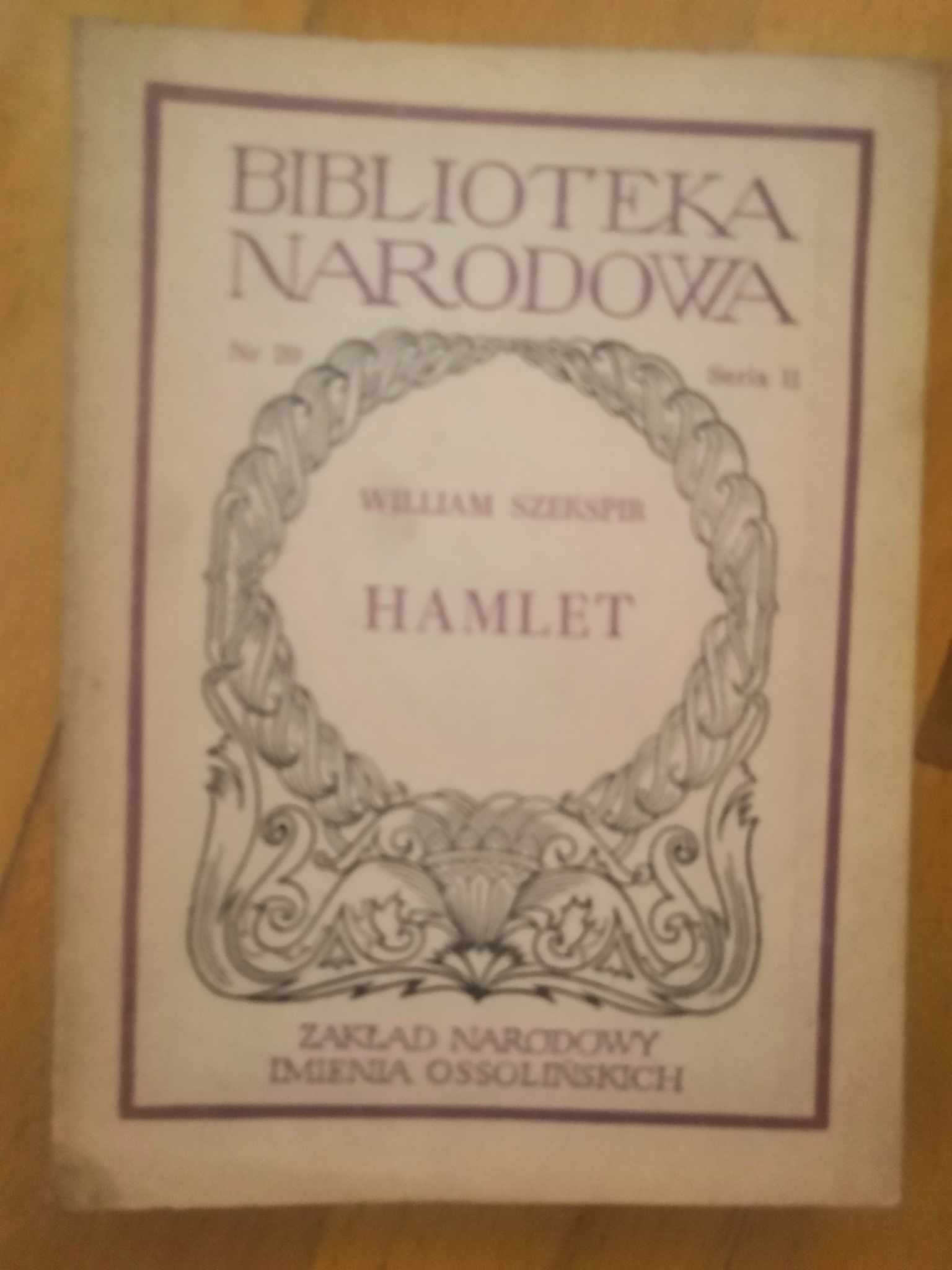 Hamlet - William Szekspir bibloteka narodowa