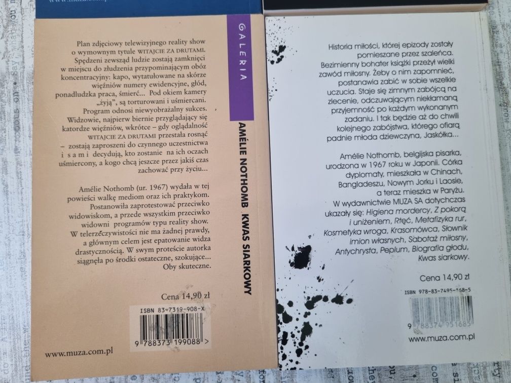 Zestaw książek Amélie Nothomb