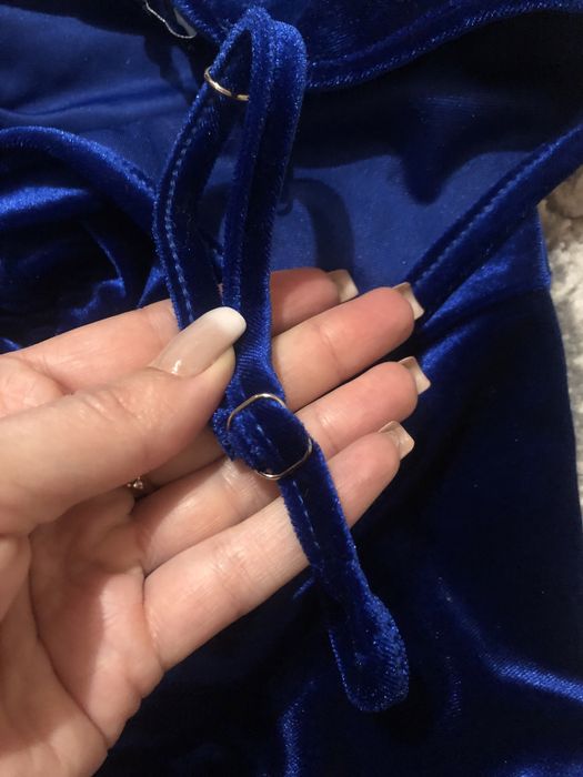 Міні сукня велюрова