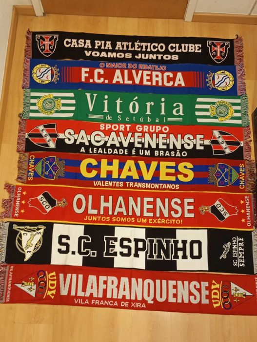 Cachecol - vários clubes de futebol nacionais novos, pede o teu!