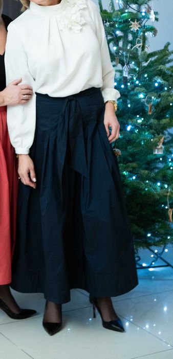 Cudna długa spódnica tarta roz.40 granatowa  Tatuum j.nowa!