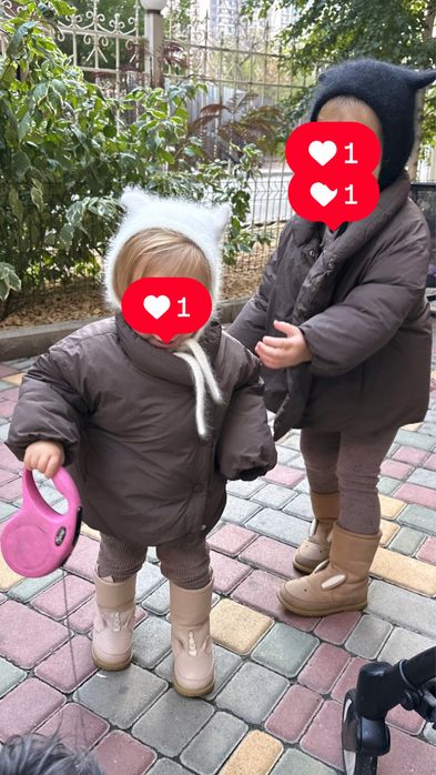 Зимова дитяча 86/104  куртка zara