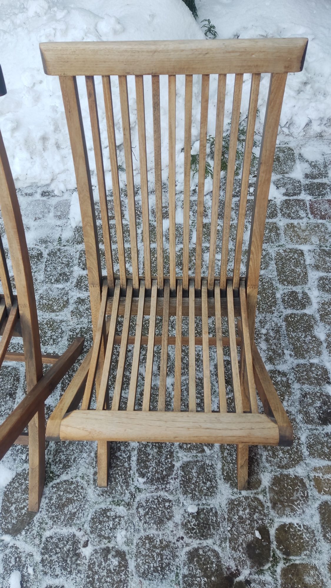 Krzesła rozkładane ogrodowo-tarasowe