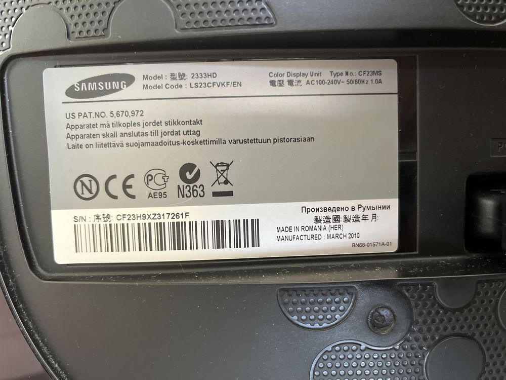 TV Monitor Sansung FullHD + Chromecast