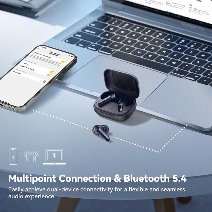 Bezprzewodowe słuchawki Bluetooth 5,4 EarFun Air Pro 4