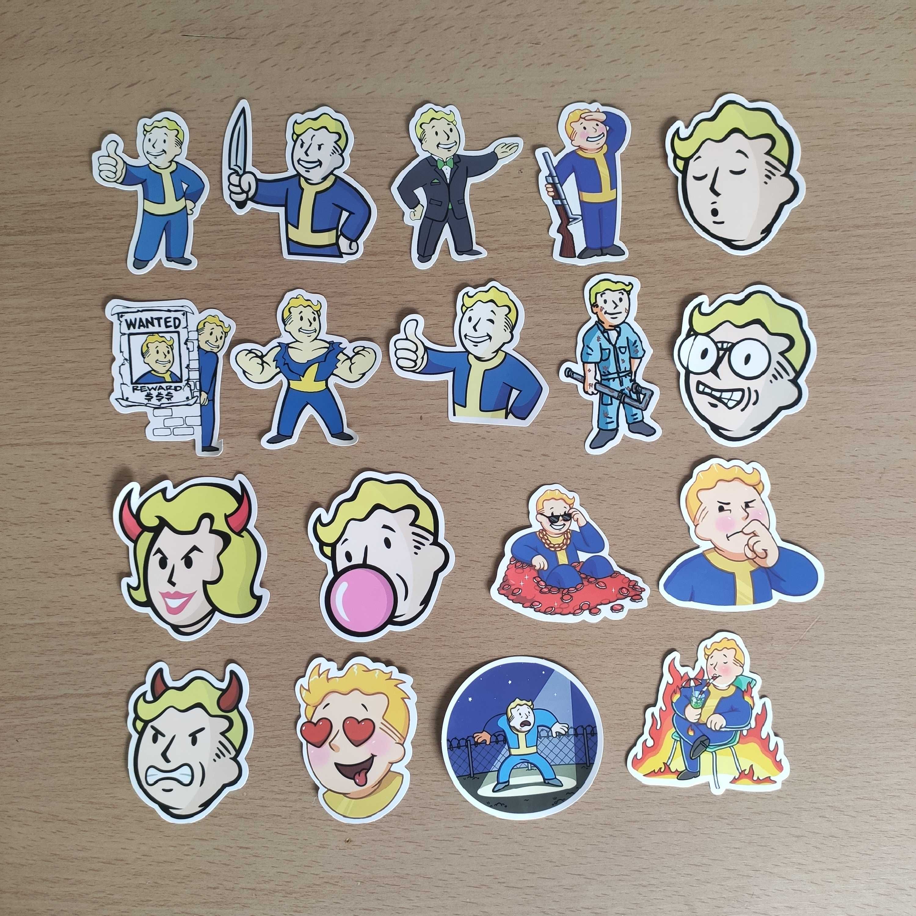 Pack 50 Stickers Autocolantes Fallout