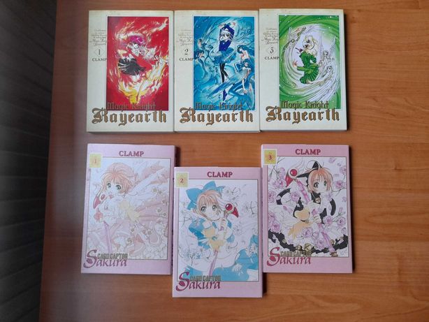 SPRZEDAM - mangi CLAMP (Card Captor Sakura + Magic Knight)