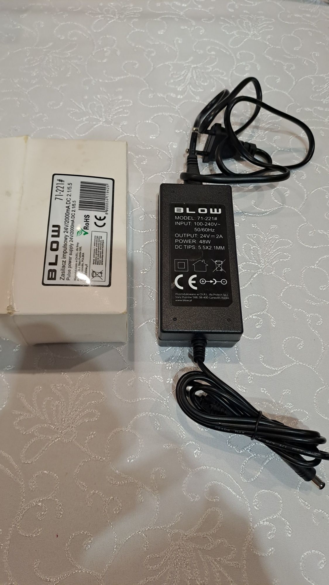 Zasilacz 24V~2A. 2000mA DC 2A 48W