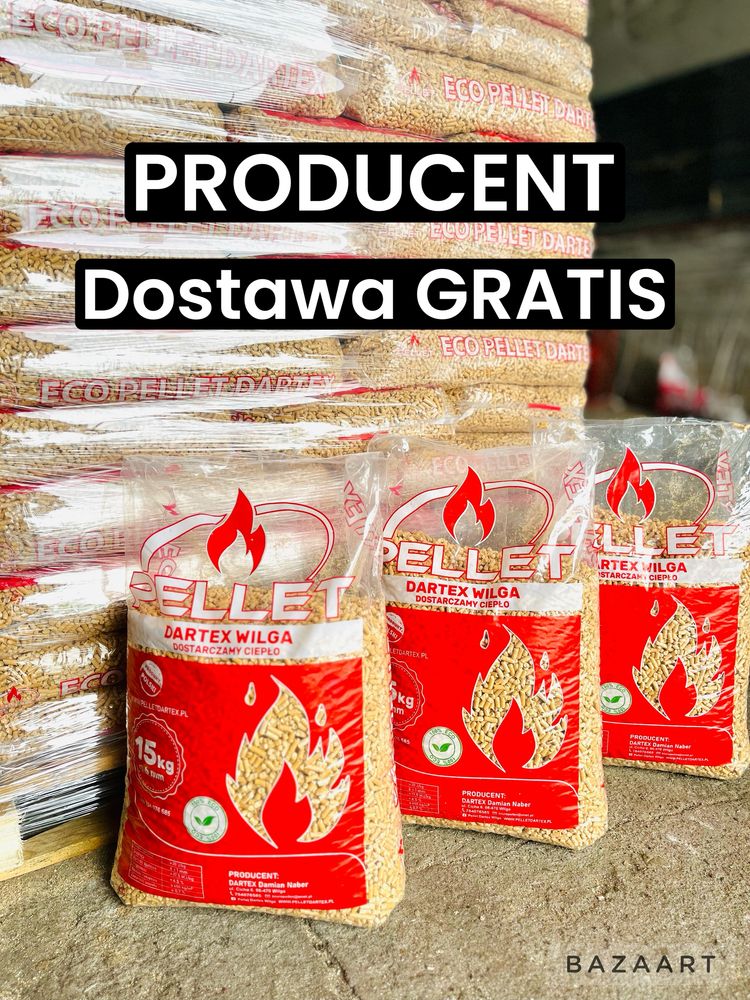 Pellet pelet drzewny Poducent Wilga DOSTAWA GRATIS!!!