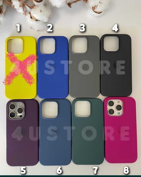 Чехол 1:1 Silicone Case Magsafe на iPhone 16 Pro Max Чохол силиконовий