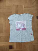 T-shirt z cekinami r.158