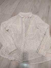 Biała koszula Zara dziewczynka 128 cm 8 lat