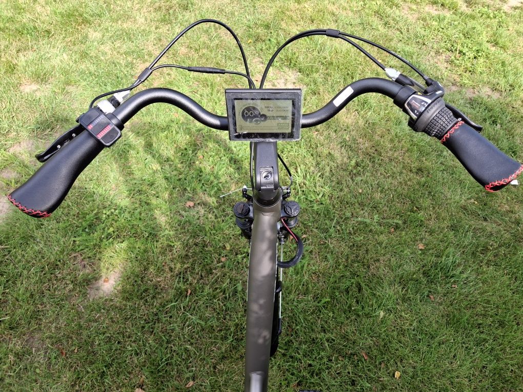 Ebike rower elektryczny Devron 28120 nowy pełne wyposażenie  OkAzJA