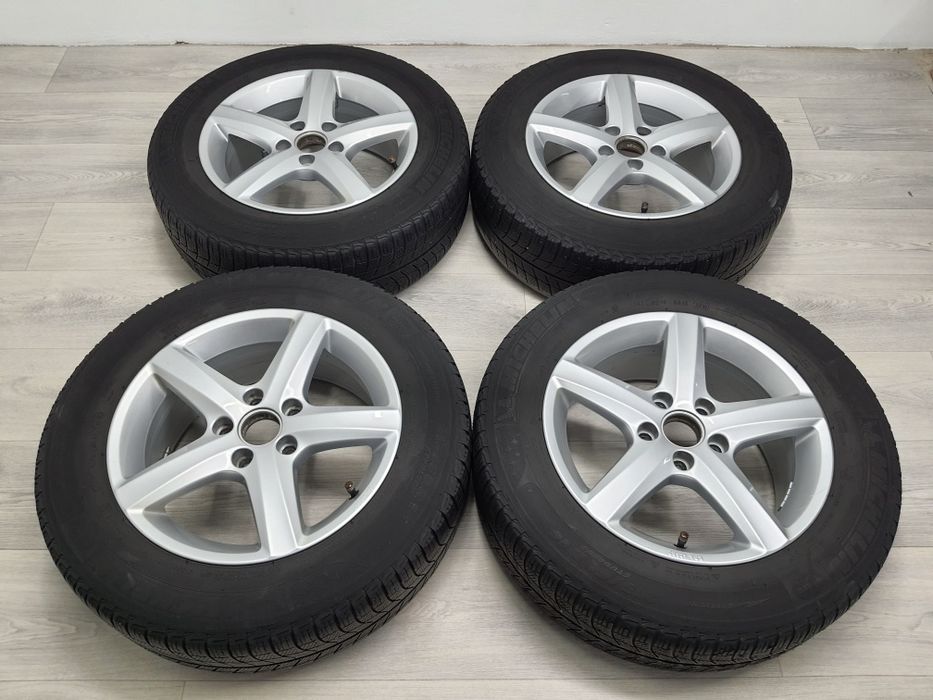 Диски р16 5/112 VW,Skoda,Seat,Audi з гумою Michelin 215/60/16