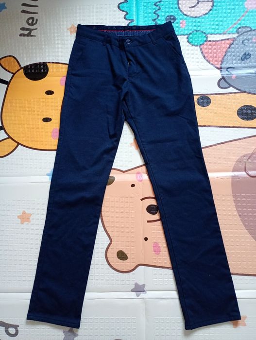 Штани утеплені класичні чоловічі, брюки прямі чоловічі