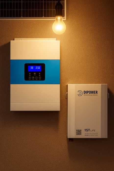 инвертор 6.5кВт + аккумулятор 5760 кВт/ч комплект резервное питание