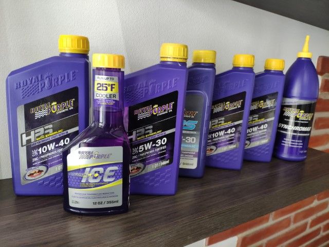 Óleo Royal Purple 75w90 5w30 10w40 10w60 ATF Valvulina Honda BMW EVO