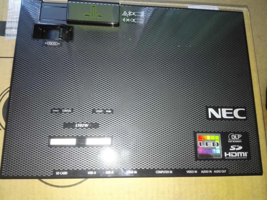 New Японский LED DLP 3D HD проектор NEC NP-L102W с плеером