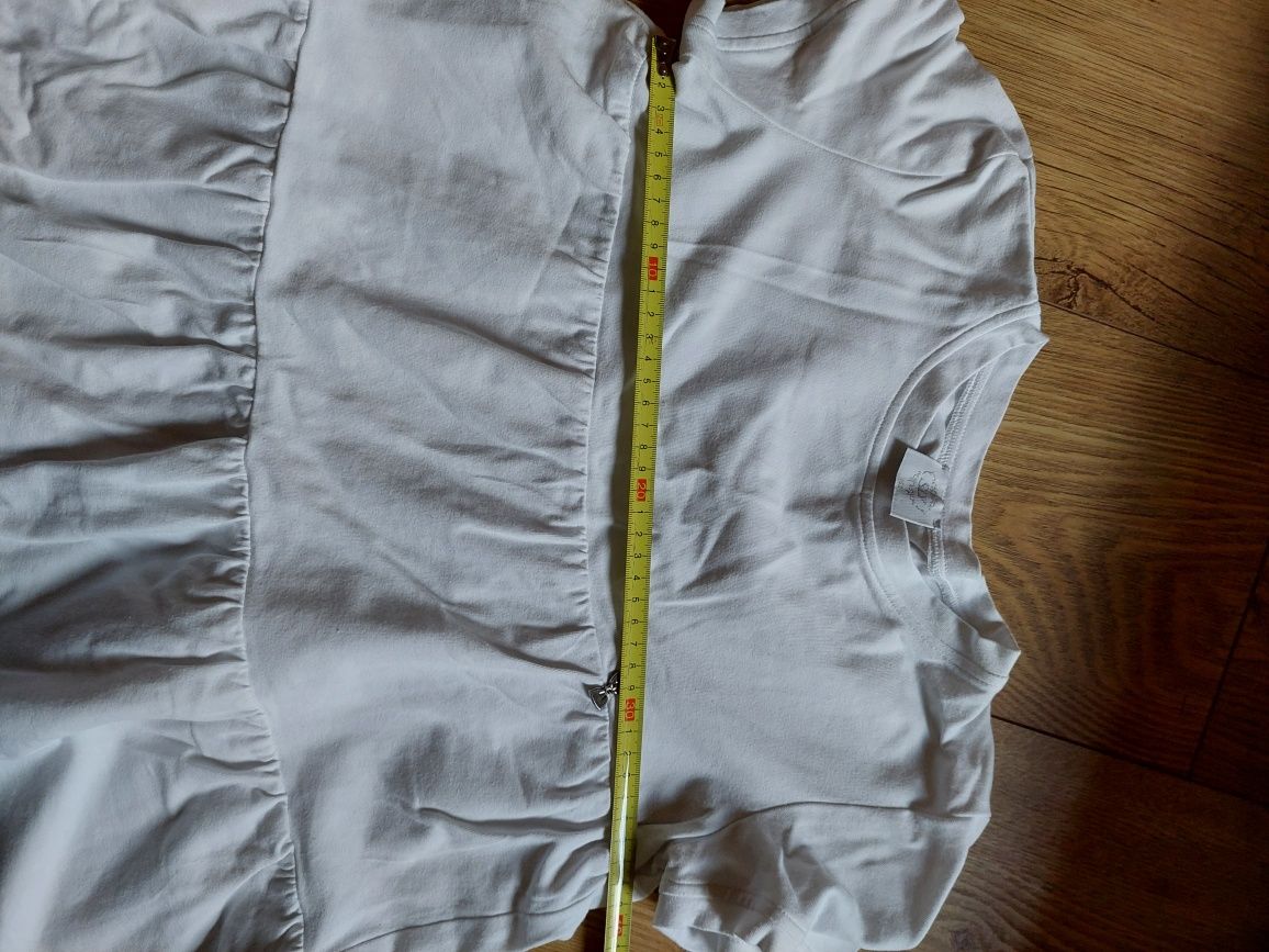 Bawełniana bluzka z falbanami