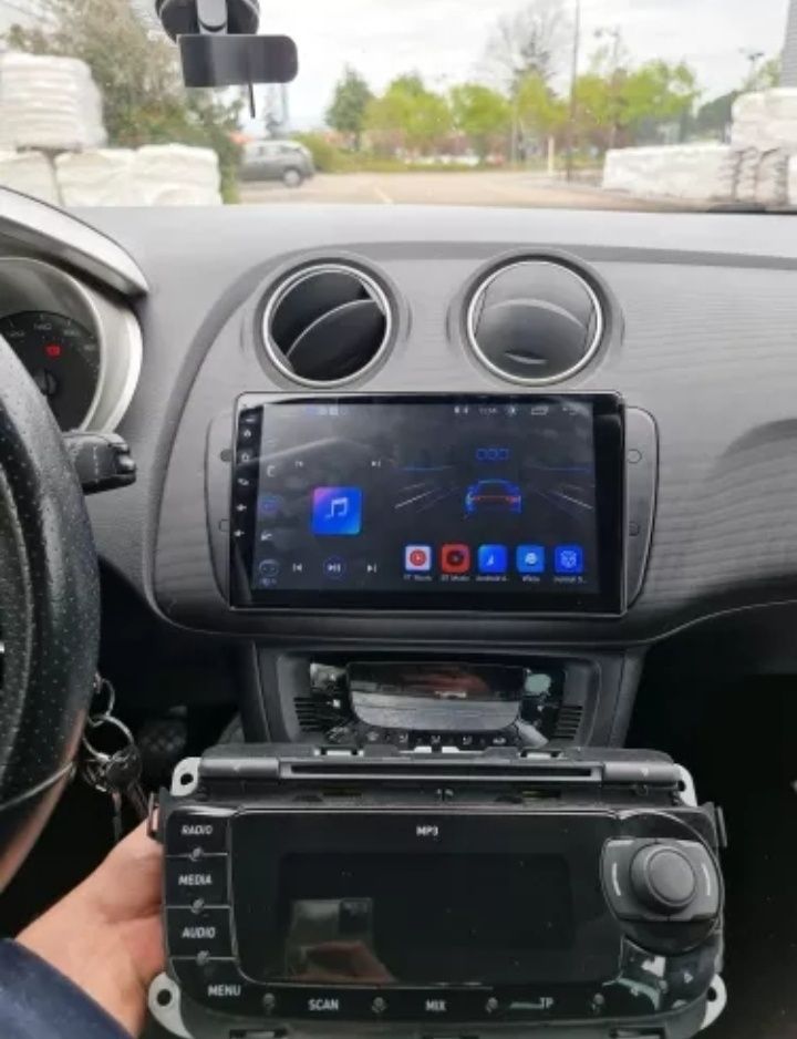 Auto Rádio Android GPS Seat Ibiza Com Canbus Moldura Incluída no preço