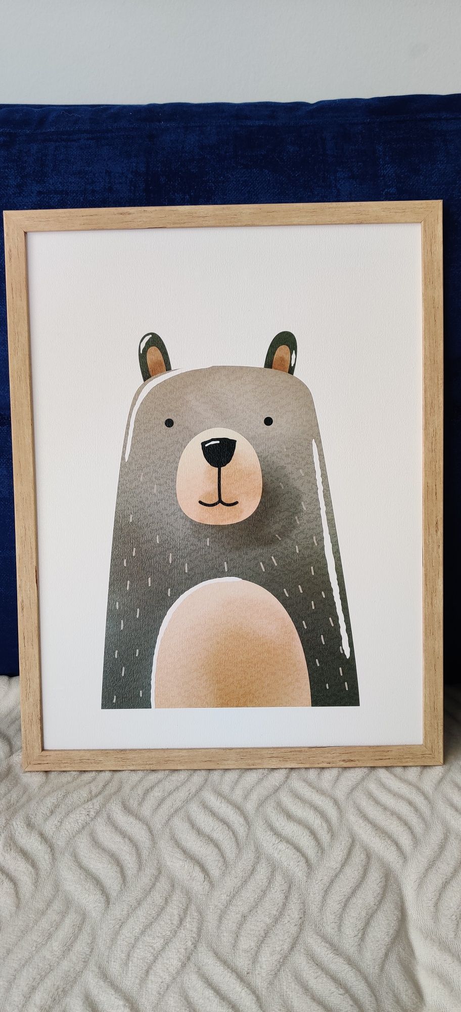 Obrazki 30x40 cm pokój dziecięcy zwierzątka lisek panda miś
