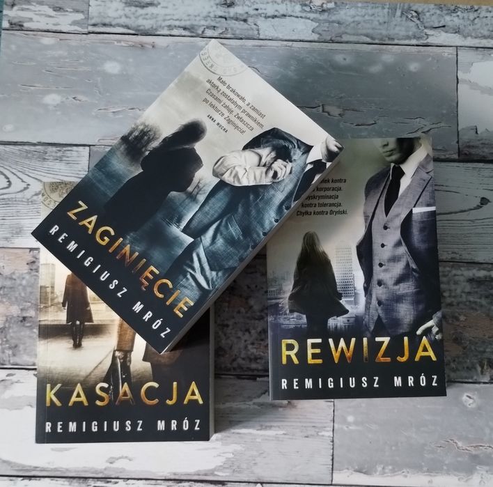 Kasacja Zaginięcie Rewizja (Chyłka) Remigiusz Mróz Zestaw 3 książek