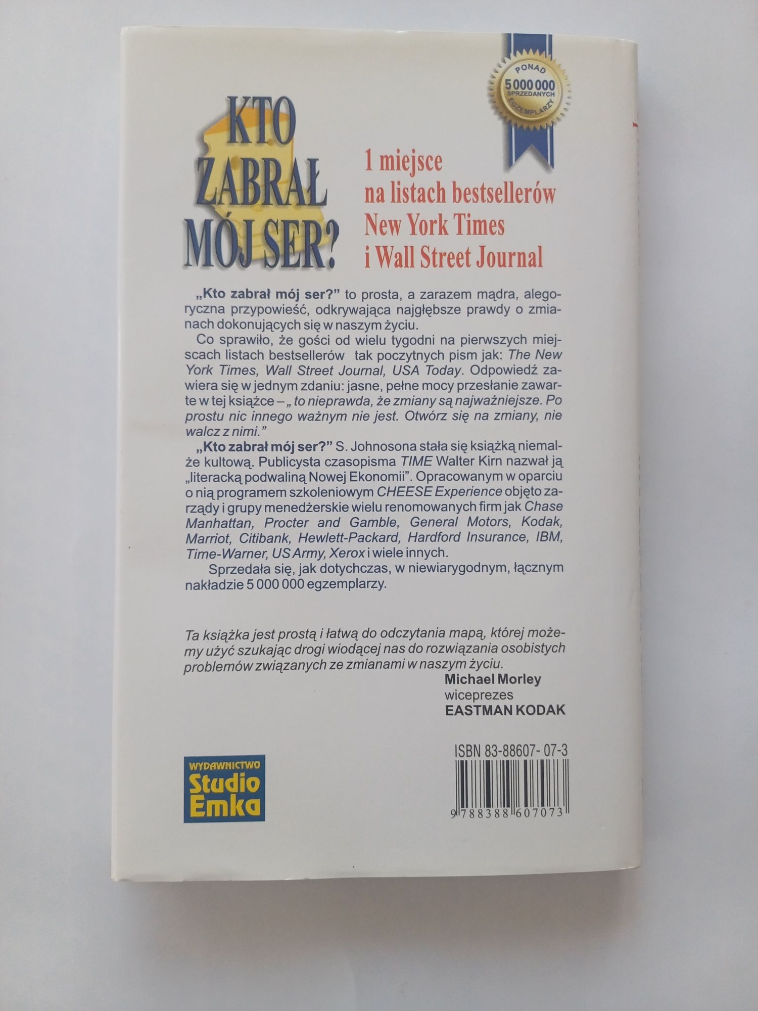 Kto zabrał mój ser? Spencer Johnson