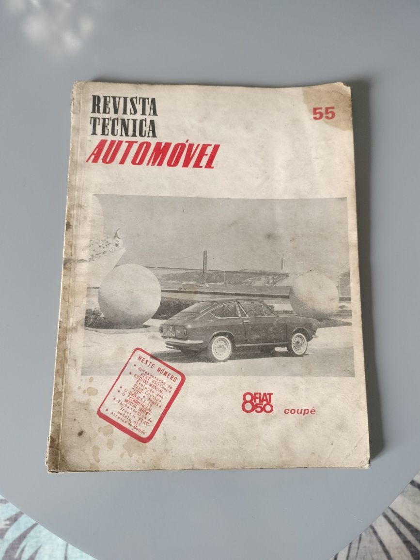 Revista técnica automóvel Fiat 850 Coupé