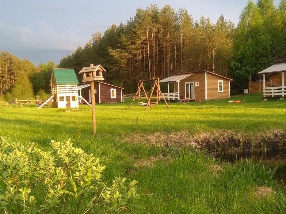 Domki z kominkiem, Wiele na Kaszubach, 200 m od jeziora wolny ruska ba