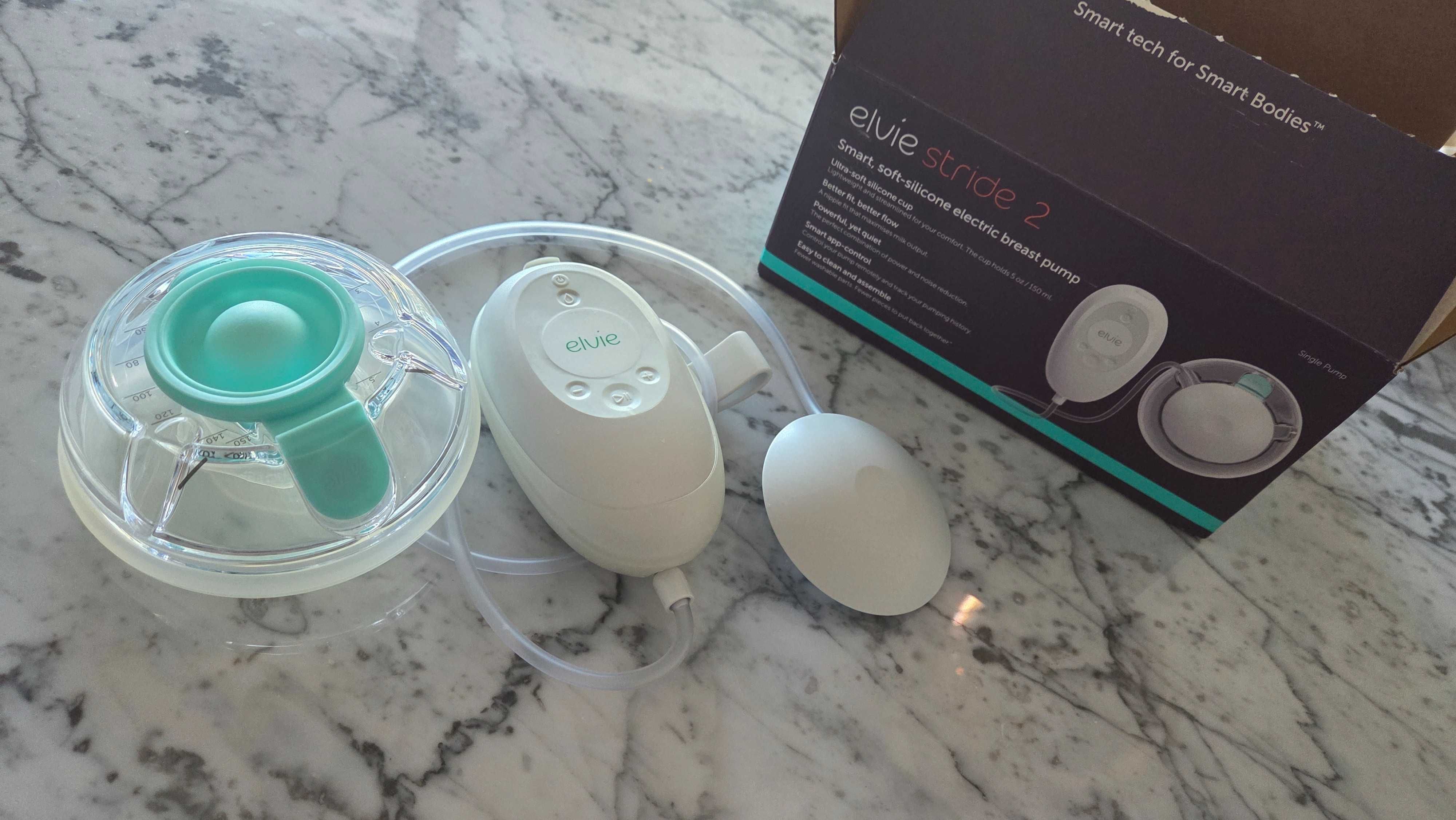 Elvie Stride 2 – Bomba Tira-Leite Elétrica (Smart, Soft-Silicone)