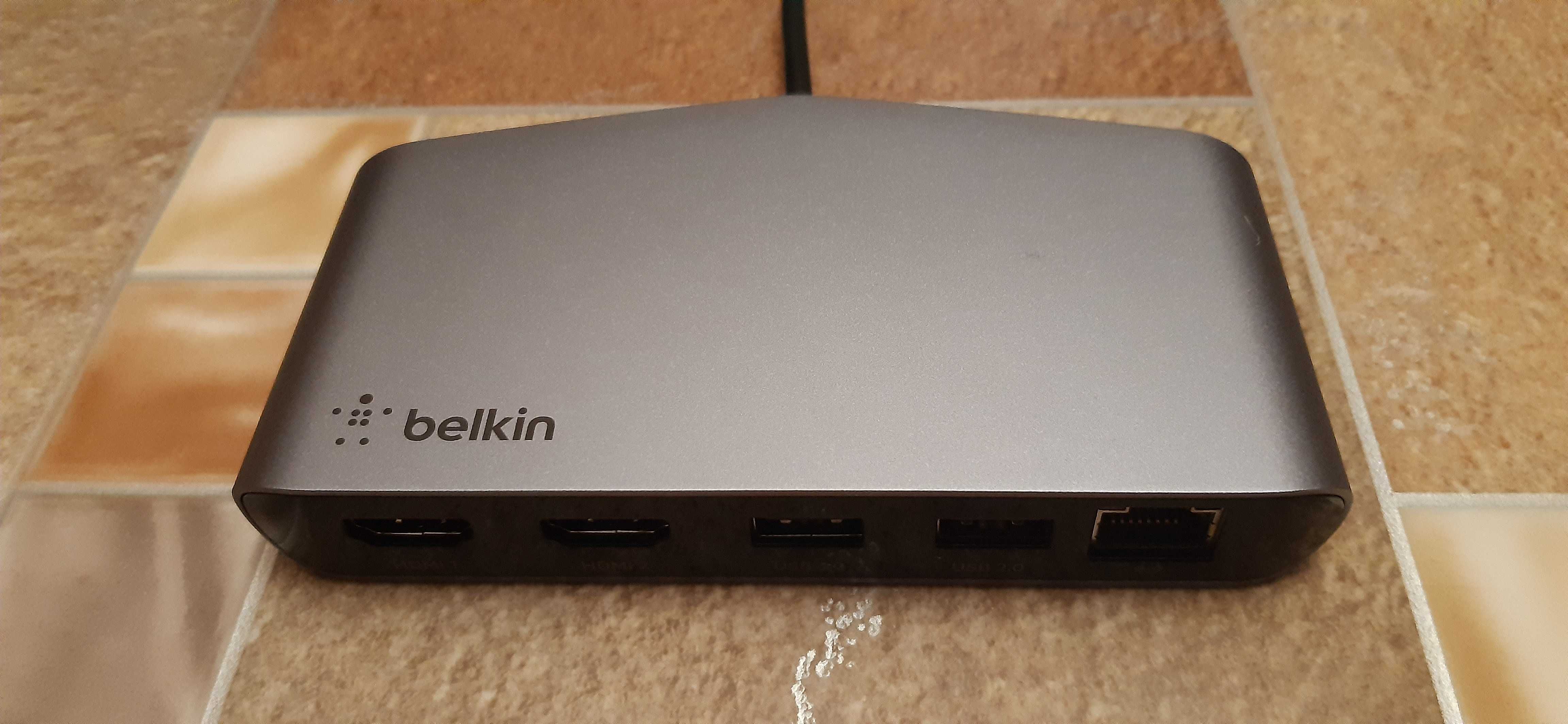 Мультипортовий адаптер Belkin Thunderbolt 3 Mini Dock for Mac  F4U098