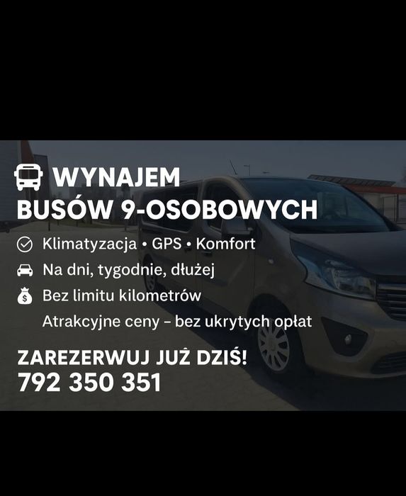 Wynajem busów  transport ludzi obsługa wesel