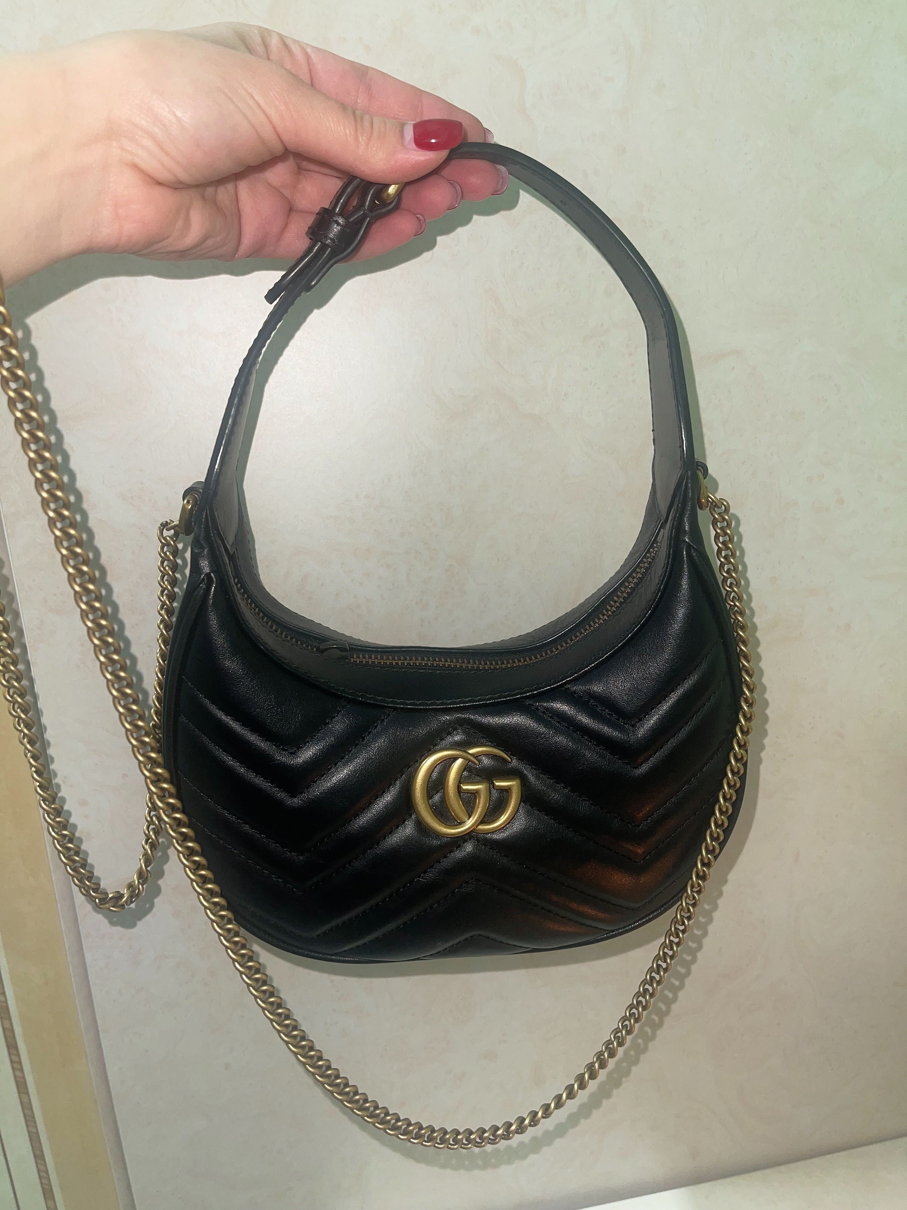 Кожаный клатч Gucci