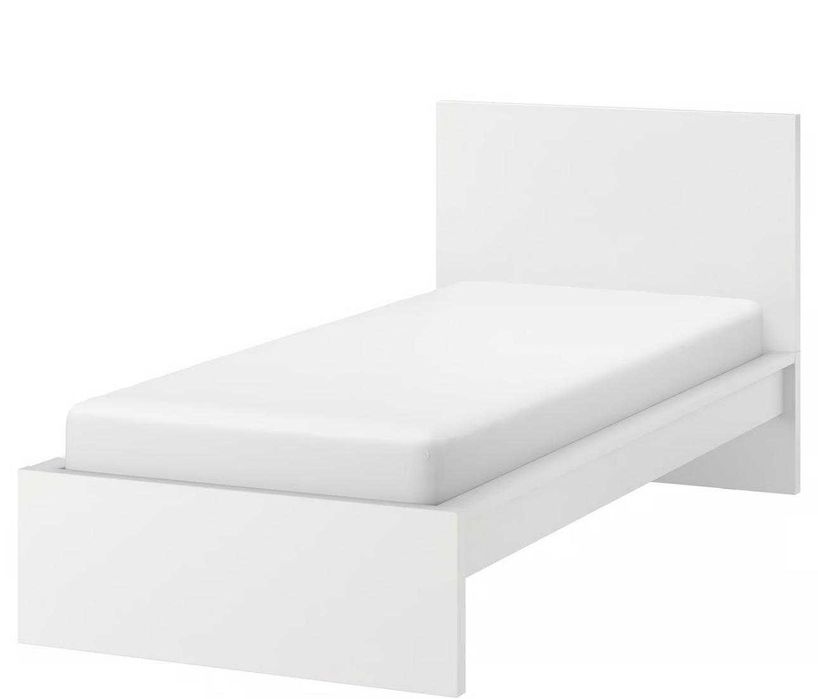 Cama Ikea MALM usada 90 x 200