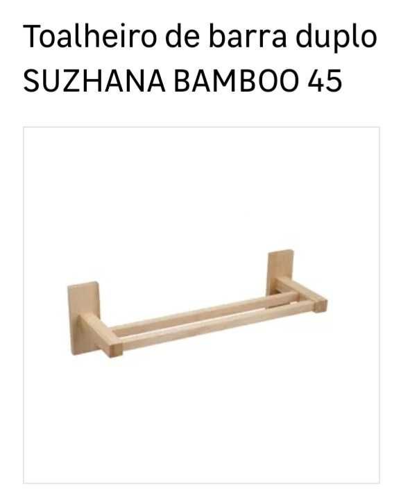 Acessórios de wc em bamboo