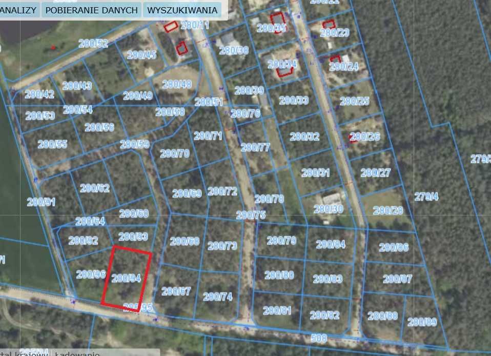 Działka rekreacyjno-budowlana Żelazno