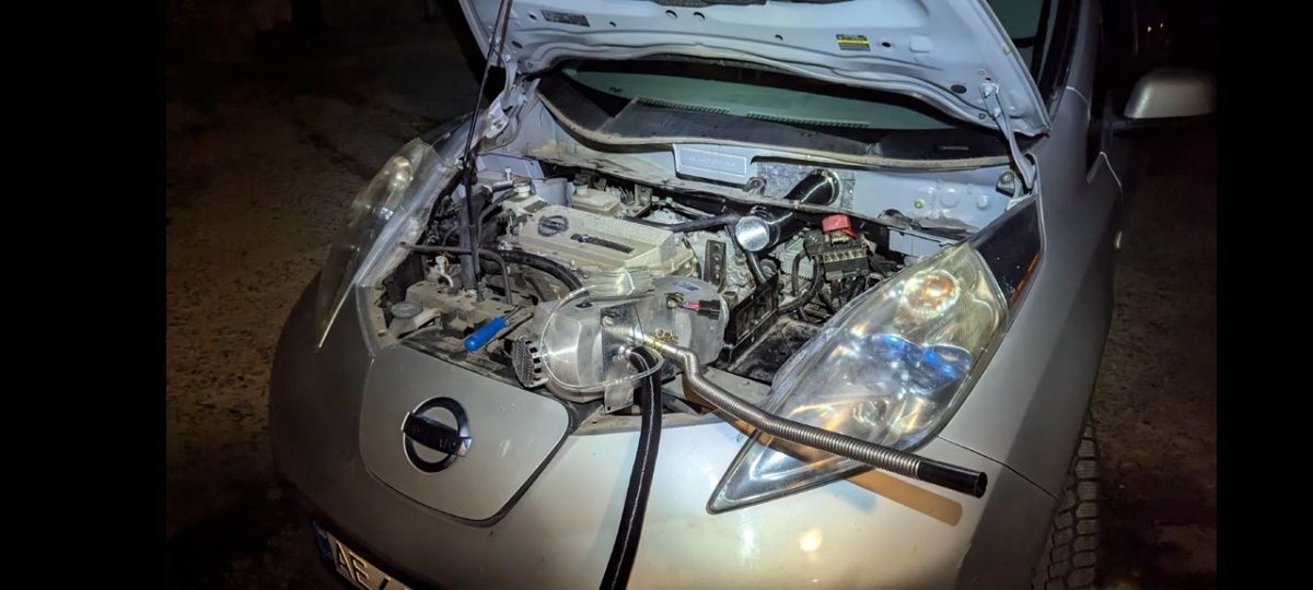 Установка автономного обогревателя. Установка webasto, вебасто.