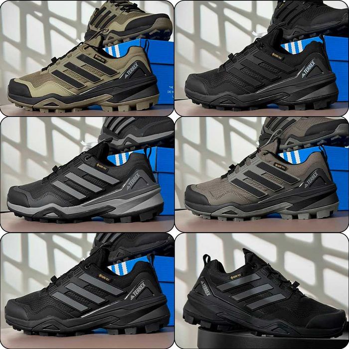 Adidas Terrex Skychaser GTX (41-46) Термо кросівки водостійкі чорні