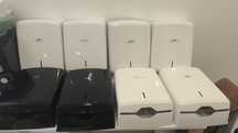 Dispensadores de papel das mãos