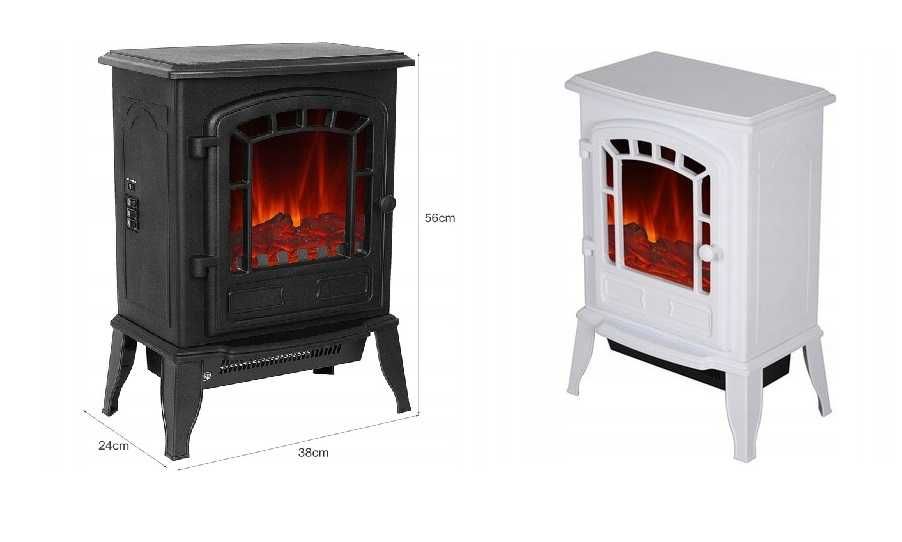 Kominek elektryczny OZDOBNY GRZEJNIK farelka EL FUEGO COMO 2000W LED!