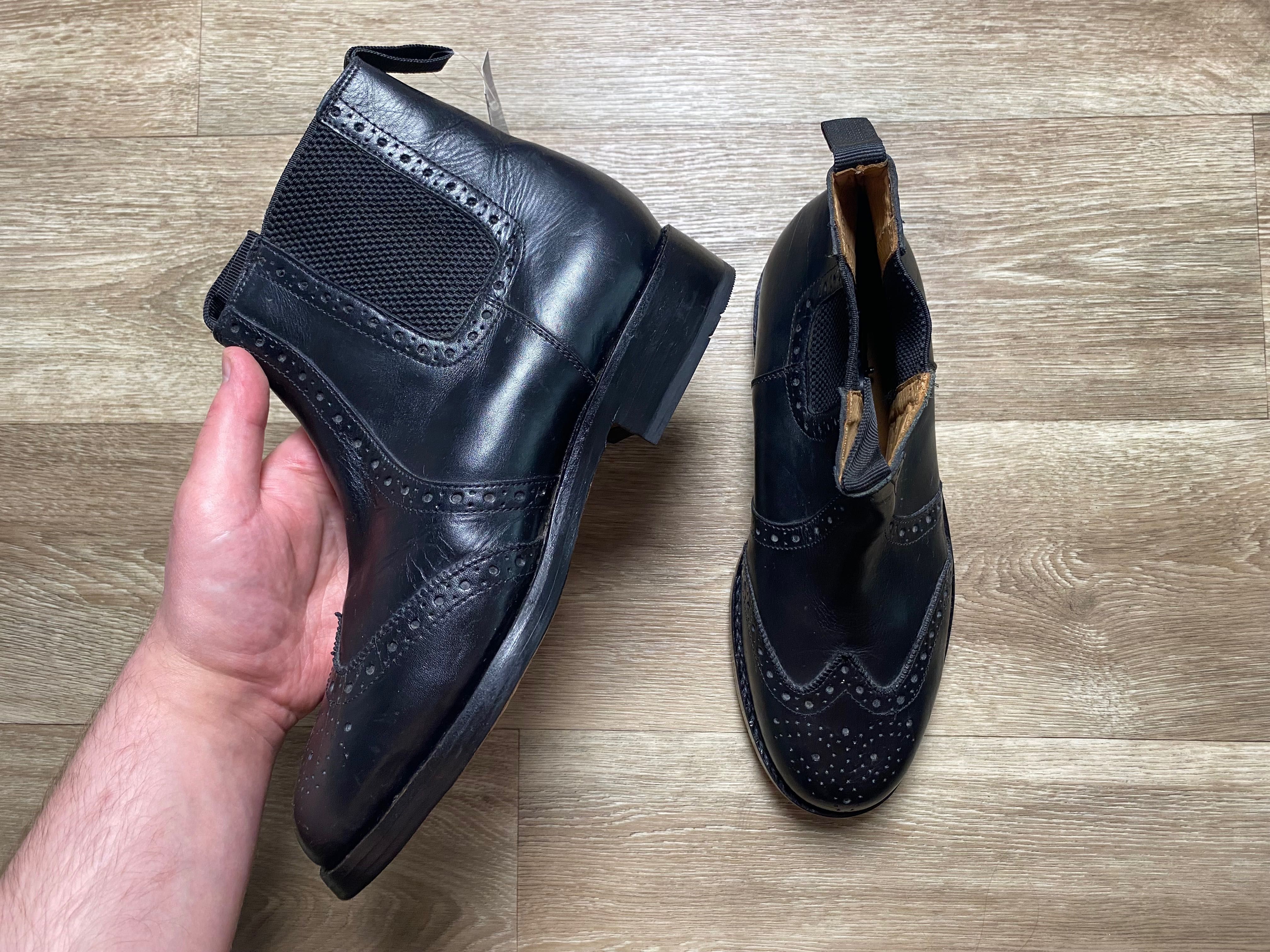 Шкіряні Челсі Броги Samuel Windsor Handmade EU 44