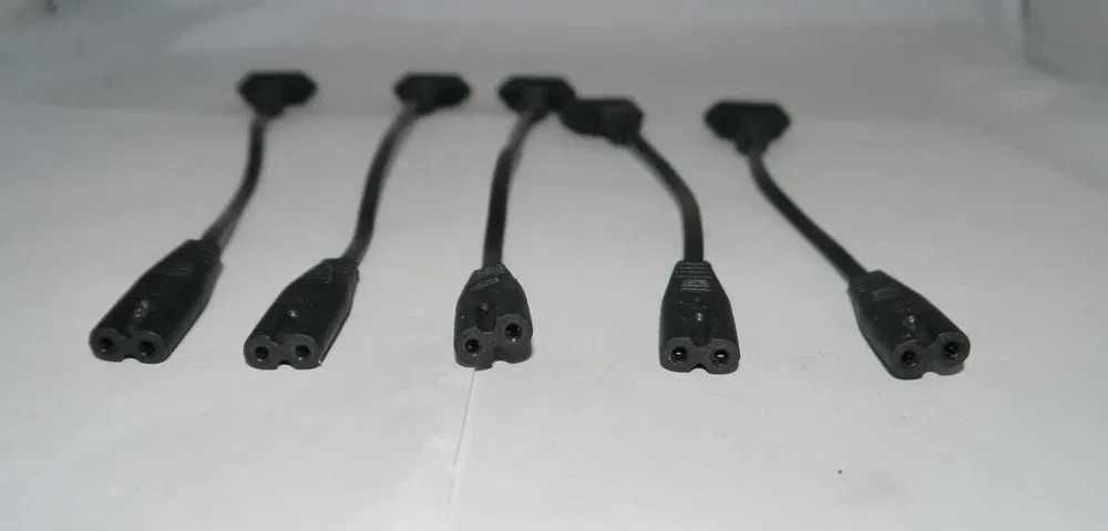 2 szt. x Przewód kabel zasilający RTV AGD ÓSEMKA krótki 20-30cm